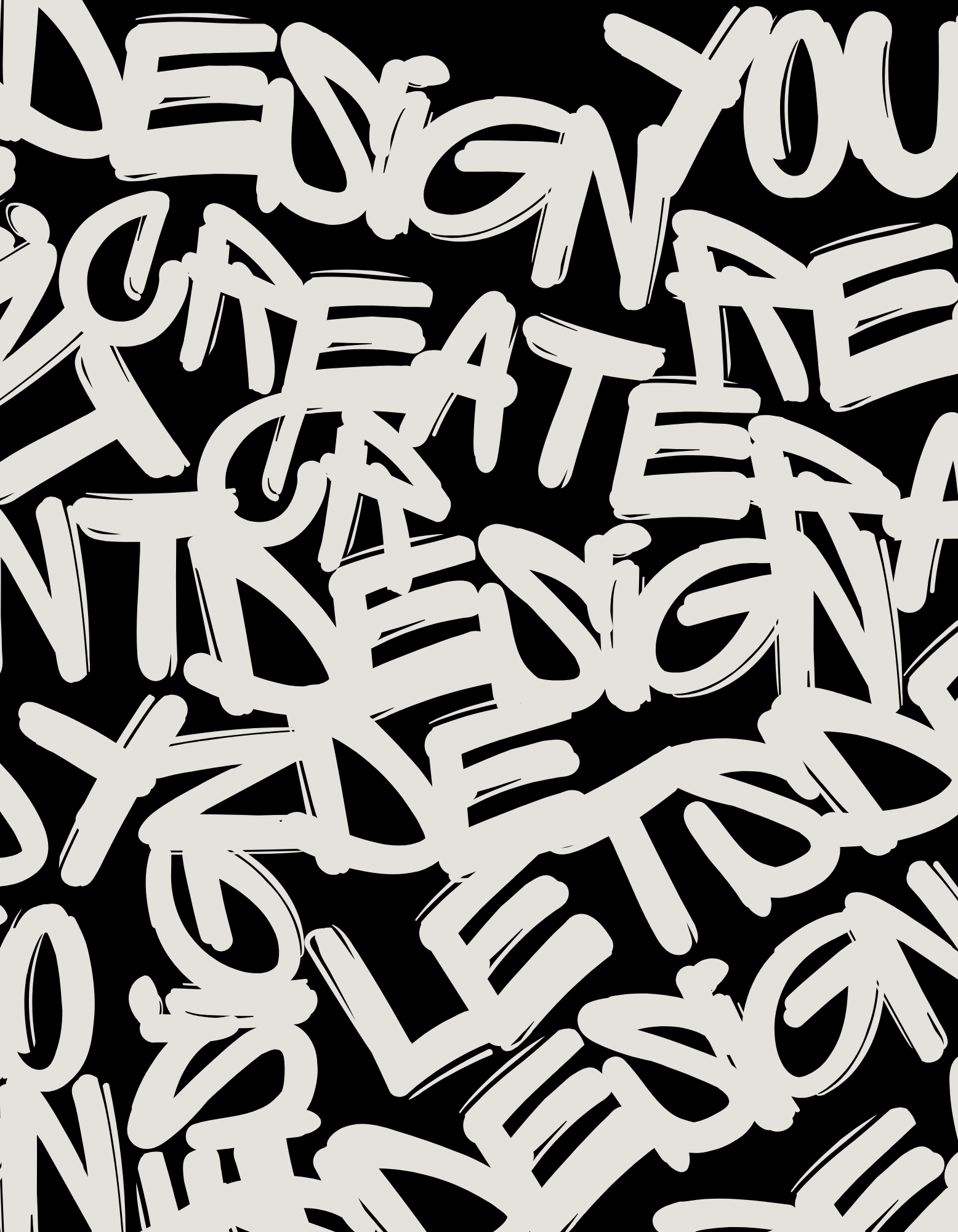abstract image of the words design 